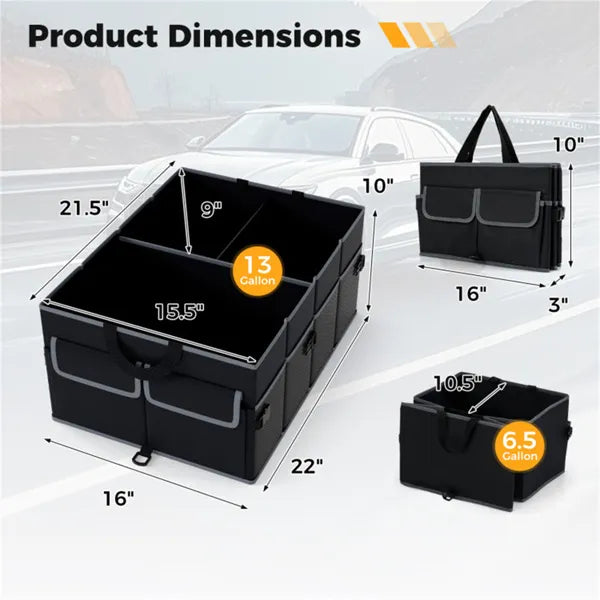 13-Gallon Car Trunk Organizer