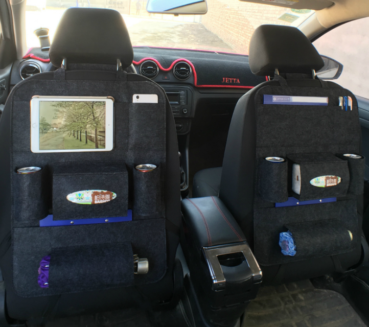 Car Backseat Organizer 2PC Set– Multi-Pocket Seat Storage